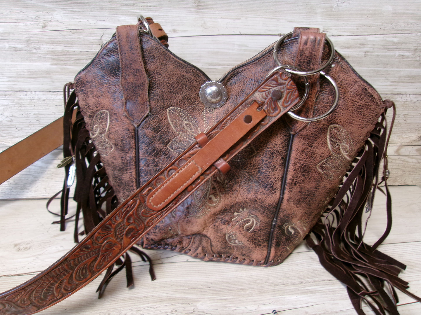 Double Cowboy Boot Purse DB355
